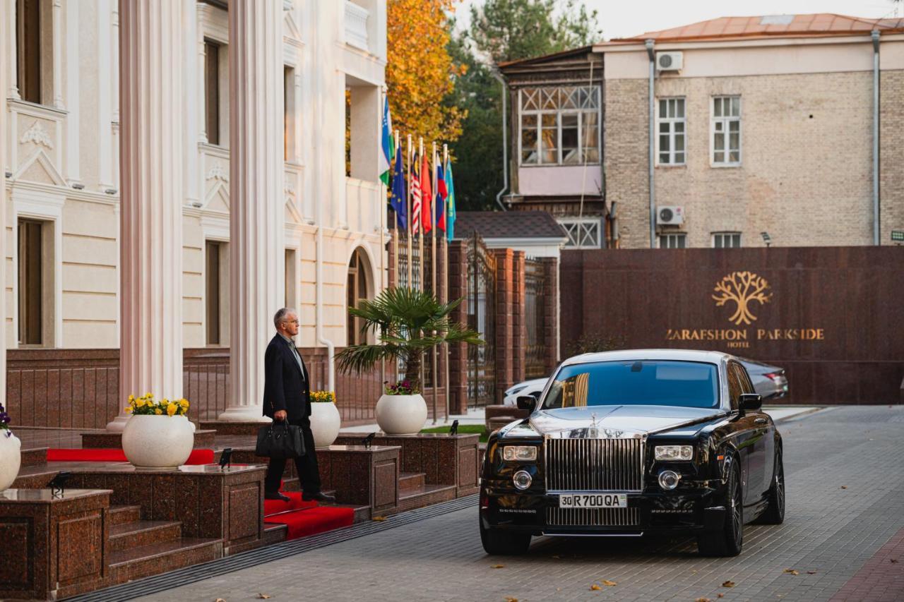 Zarafshon Parkside Hotel Самарканд Екстериор снимка
